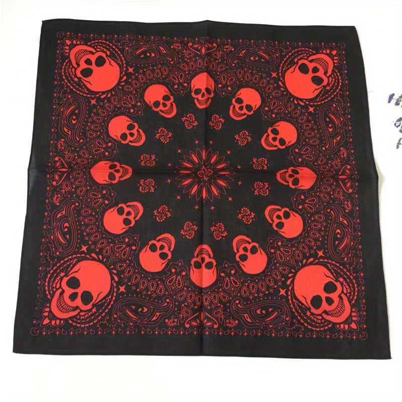 Men's Vintage Skull Bandana, Men's Accessories