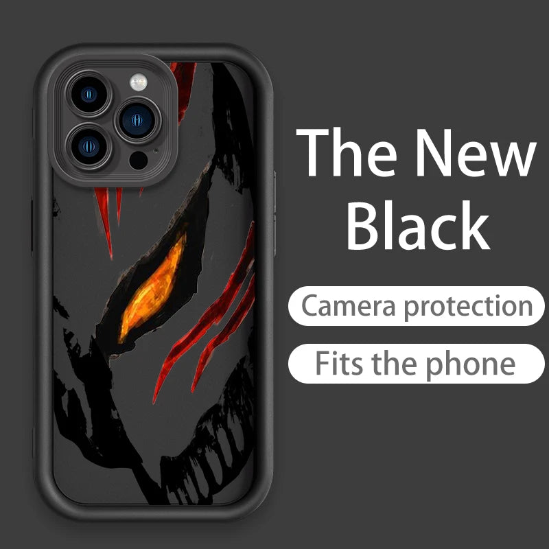 Anime BLEACH Kurosaki Ichigo Eye Ladder For Apple iPhone 15 14 13 12 11 XS XR X Pro Max Plus TPU Phone Case