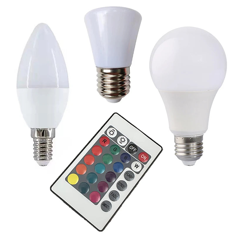 16 Colors RGB Bulb