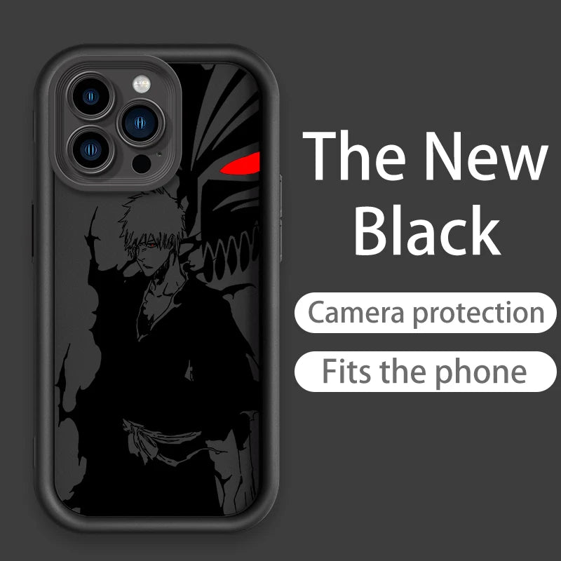 Anime BLEACH Kurosaki Ichigo Eye Ladder For Apple iPhone 15 14 13 12 11 XS XR X Pro Max Plus TPU Phone Case