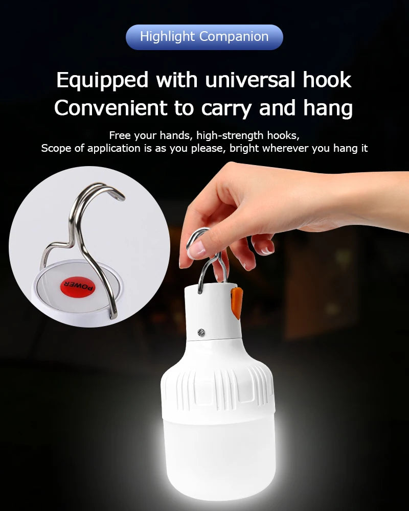 Outdoor USB Rechargeable Lamp