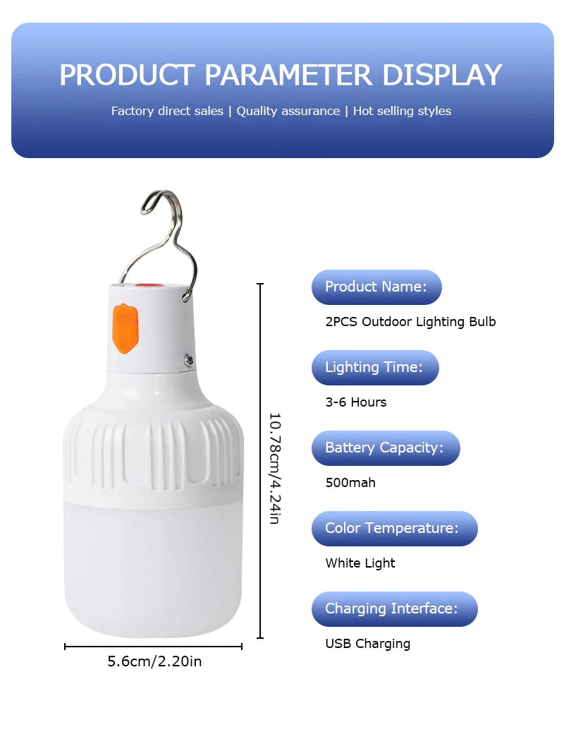 Outdoor USB Rechargeable Lamp