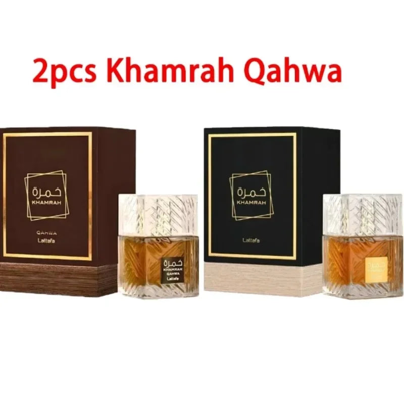 100ml Original Khamrah Qahwa Men's Perfume Long Lasting Fragrance Arabian Perfume High Quality Sexy T Darey Mens Cologne Neutral