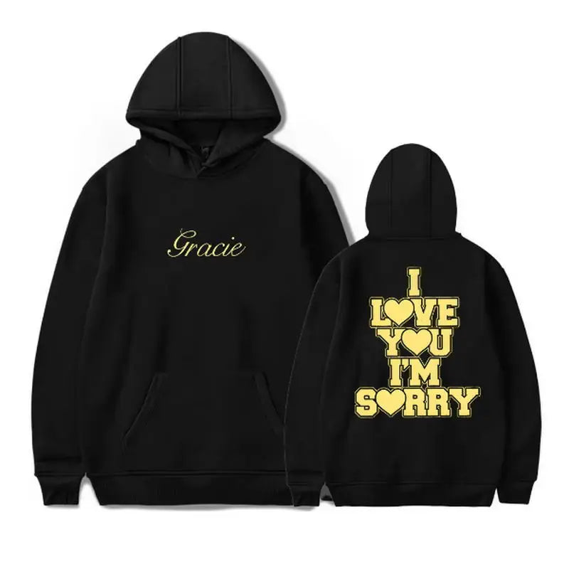 Gracie Abrams I Love You I'm Sorry Hoodie Sweatshirt Unisex Long Sleeve Fashion Pullover Clothes hoodies promo sweatshirt