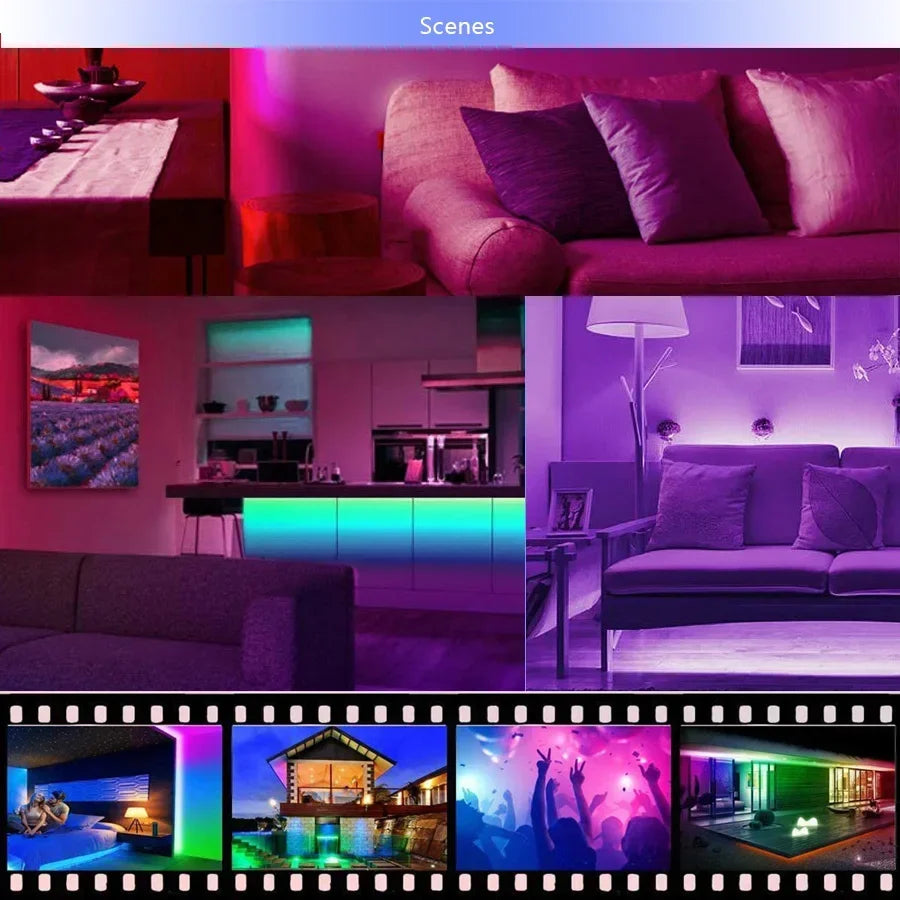 USB LED Strip Lights APP Control Color Changing