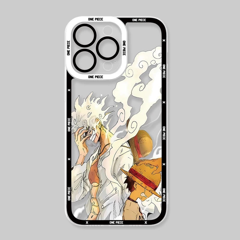 Anime O-One Pieces Clear Case For iPhone 16 Pro Max 15 14 Plus 13 12 11 Pro XR XS X 8 7 SE 2020 Soft Silicone Protective Cover