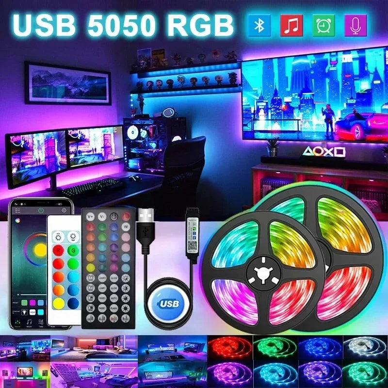 USB LED Strip Lights APP Control Color Changing