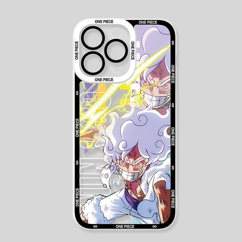 Anime O-One Pieces Clear Case For iPhone 16 Pro Max 15 14 Plus 13 12 11 Pro XR XS X 8 7 SE 2020 Soft Silicone Protective Cover