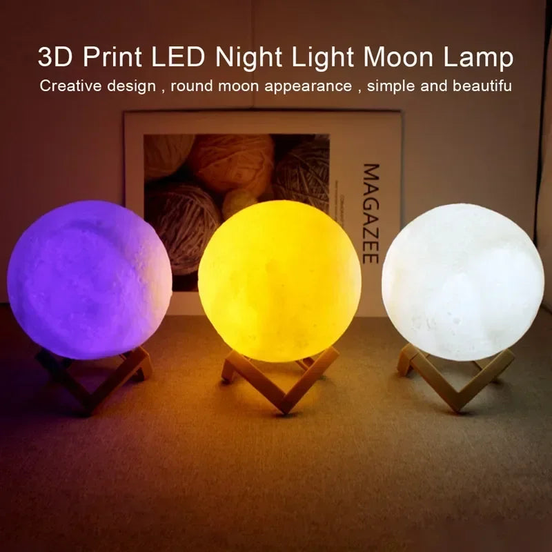 8cm Moon Lamp