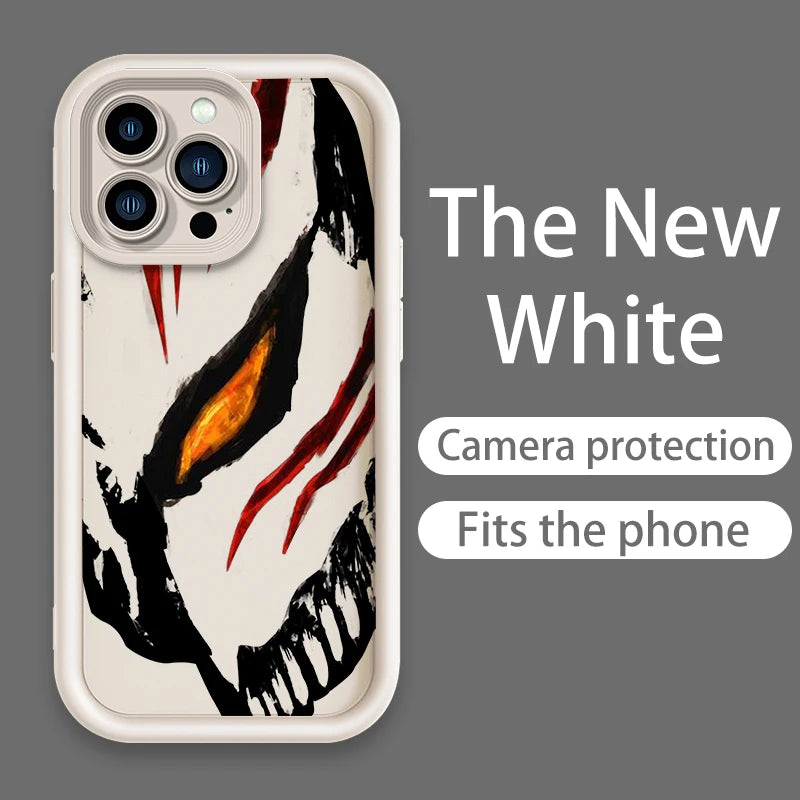 Anime BLEACH Kurosaki Ichigo Eye Ladder For Apple iPhone 15 14 13 12 11 XS XR X Pro Max Plus TPU Phone Case