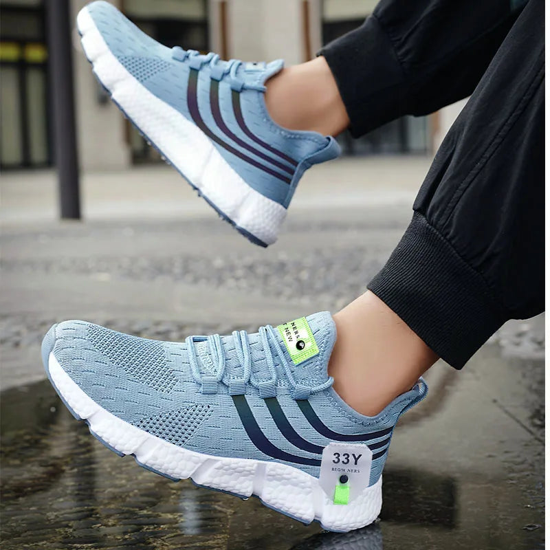 Men Shoes Breathable Classic Running Sneakers for Man Outdoor Light Comfortable Mesh Shoes Slip on Walking ShoesTenis Women