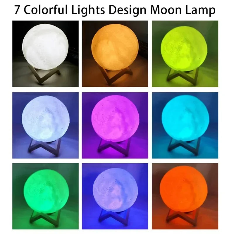 8cm Moon Lamp