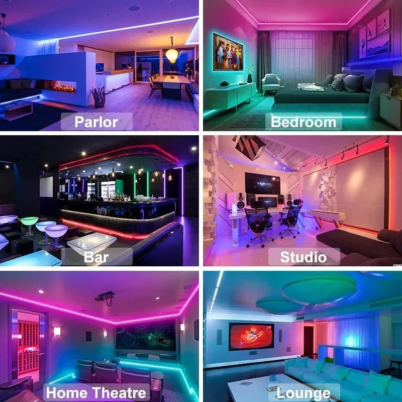 USB LED Strip Lights APP Control Color Changing