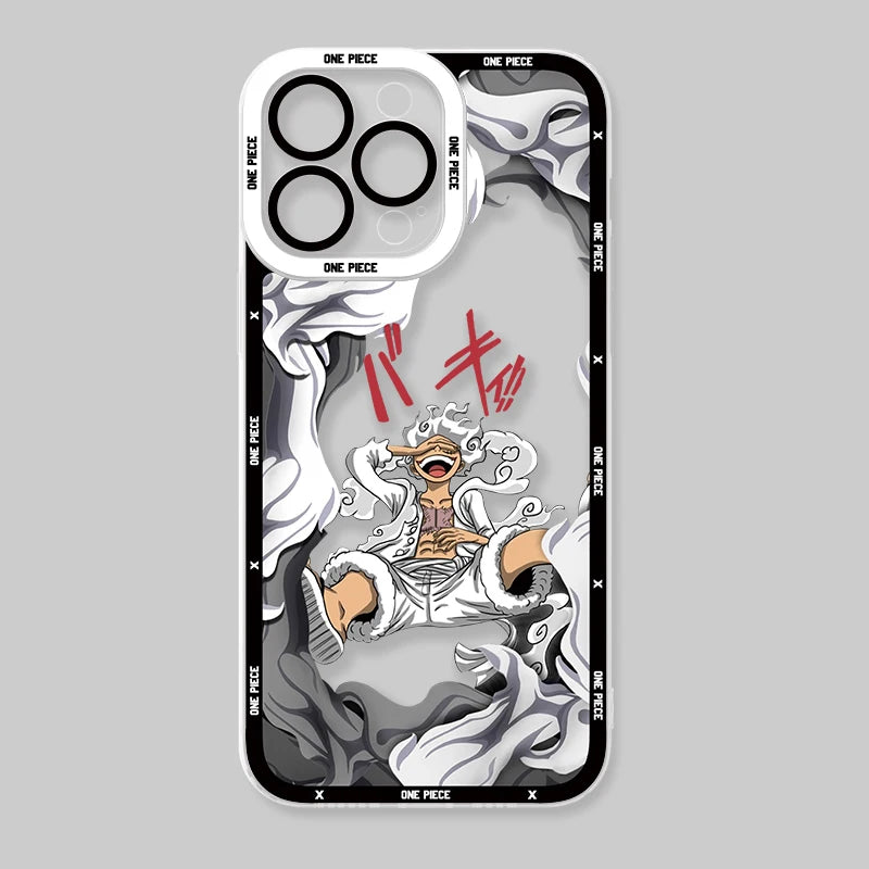 Anime O-One Pieces Clear Case For iPhone 16 Pro Max 15 14 Plus 13 12 11 Pro XR XS X 8 7 SE 2020 Soft Silicone Protective Cover