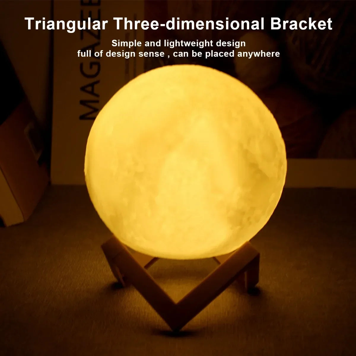 8cm Moon Lamp