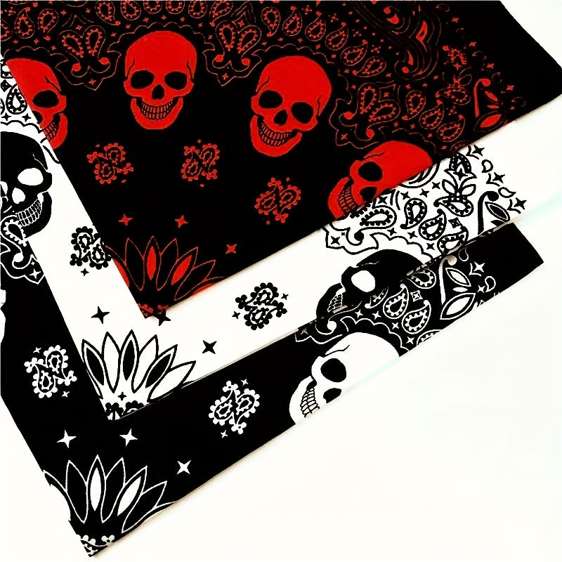 Men's Vintage Skull Bandana, Men's Accessories