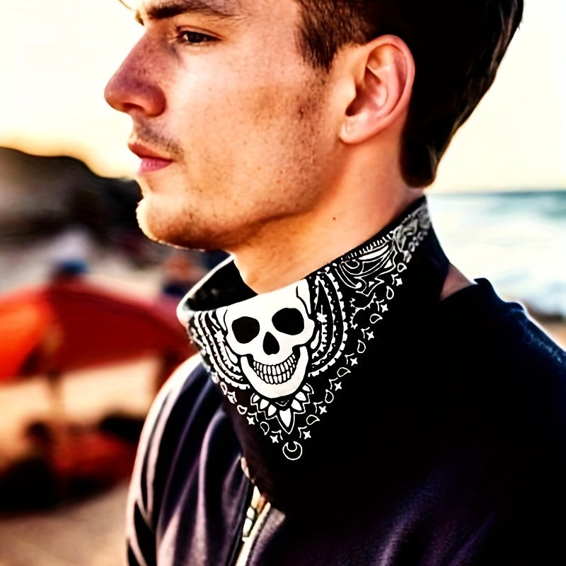 Men's Vintage Skull Bandana, Men's Accessories